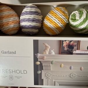 Striped Easter Egg Twine Holiday Garland 6FT - Threshold™